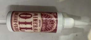 JUICE PREMIUM QUALITY 130ML MADE IN UK MINERAL OIL FOR HYDRAULIC BRAKES (HIGH BOILING TEMP PROPERTIE