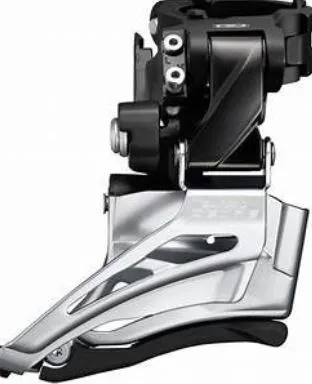 SHIMANO DEORE M6025 FRONT DERAILEUR FOR DOUBLE CHAINRING TOP CLAMP DUAL PULL