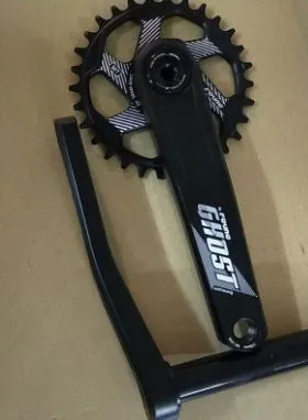 GHOST 30T/170 WIT BB SHIMANO DEORE Single Double Chainring CRANKSET RACEWORK
