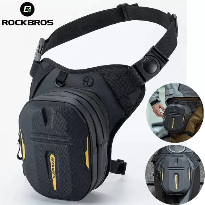 ROCKBROS Motorcycle Bag | Waterproof | Hard Shell | Big Capacity | Expandable | Double zipper