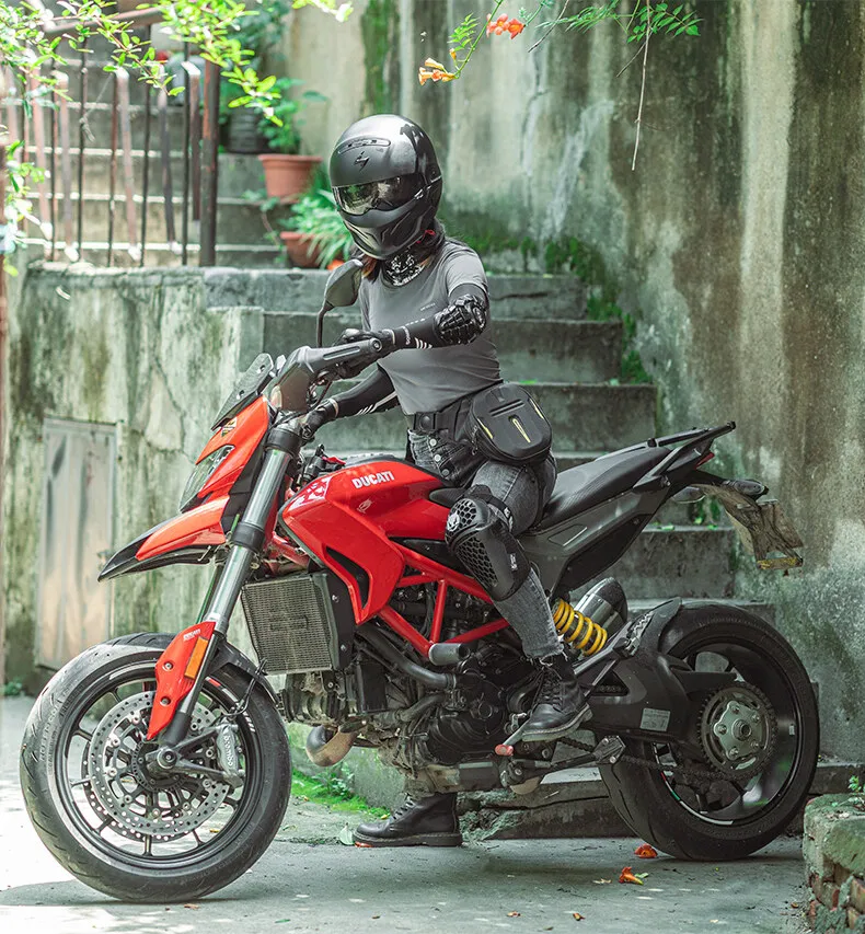 ROCKBROS Motorcycle Bag | Waterproof | Hard Shell | Big Capacity | Expandable | Double zipper
