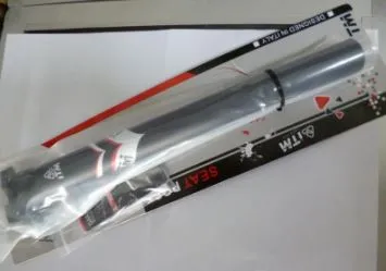 ITM ALCOR MATT BLACK SEATPOST 31.6 - GUARANTEED ORIGINAL WITH WARRANTY CARD 400MM