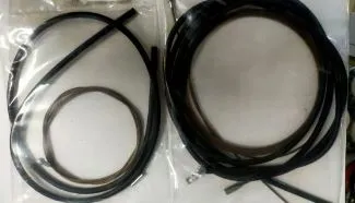SHIMANO PREMIUM ROAD BRAKE HOUSING / INNER GOLD COATED CABLE PAIR FRONT+ REAR SET