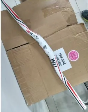 ITM ALCOR WHITE 635MM RISER BAR LAST UNIT CLEARANCE (RRP RM268)