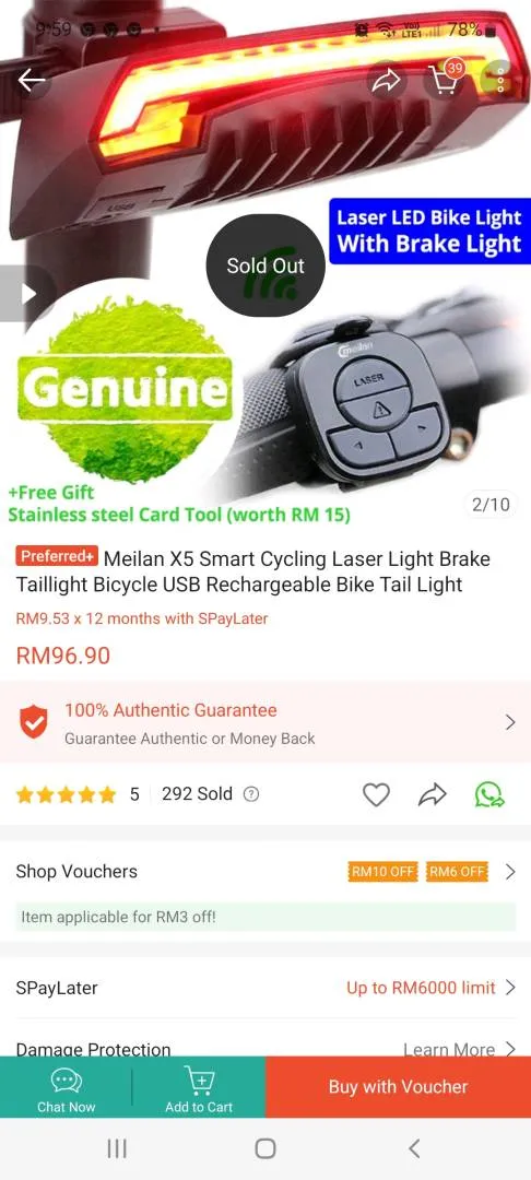 Cmeilan X5 smart light wireless