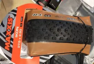 MAXXIS IKON 27.5X2.2 29X2.2 TR/EXO ARAMID KEVLAR FOLDABLE, Tanwall, TUBELESS READY, EXO PROTECTION