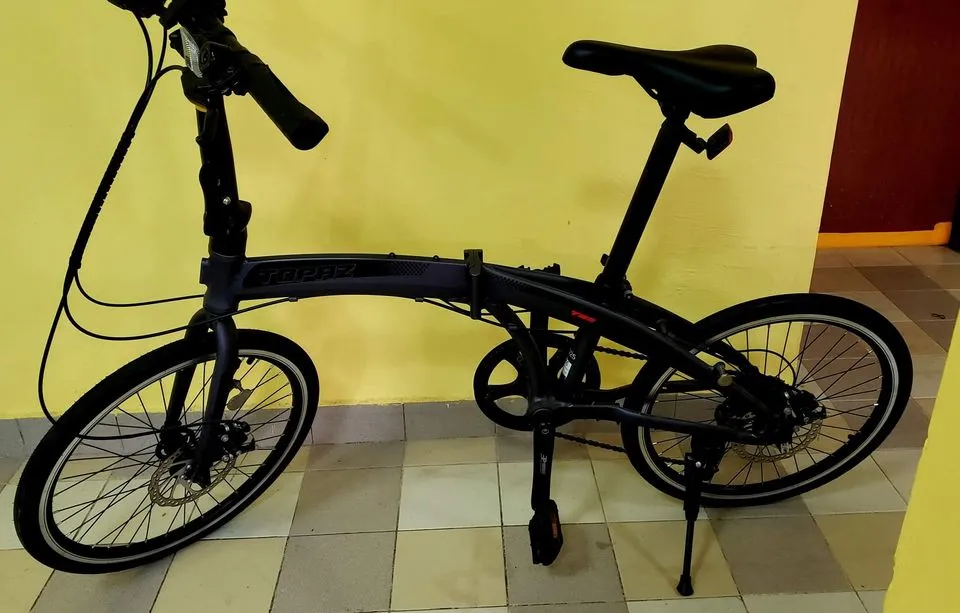 TRS folding bike 20 inch TOPAZ Shimano 8 Speed