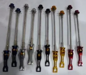 12o'clock TITANIUM 64 SERIES 9mm QR PAIR ULTRALITE - SALES skewer quick release