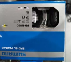 SHIMANO R550 PEDAL BOX PACKAGE with CLEATS SHIMANO RS500 PEDAL full ori in box all included guarante