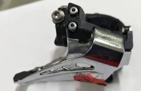 SHIMANO DEORE XT Down Pull Dual Size Clamp (For 2 chainring)