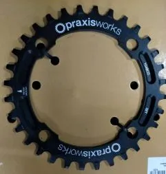 PRAXIS WORKS 104BCD PREMIUM QUALITY DURABLE CHAINRING12O'CLOCK 36T 104BC