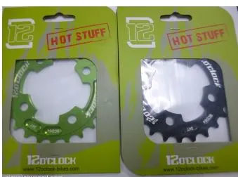 12o'clock 22T / 24T BCD64 AL7075 High Grade chainring STOCK CLEARANCE LAST UNITS EACH COLOR