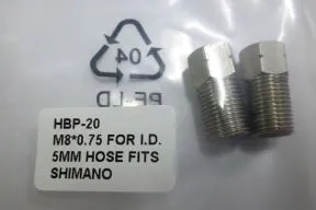 BRAKCO HOSE NUT Shimano Compatible Stainless Steel