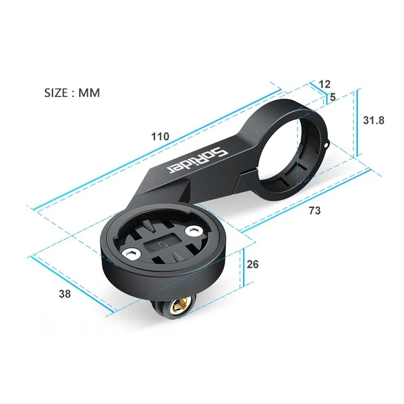 SoRider S1 Bike Computer Mounts extender