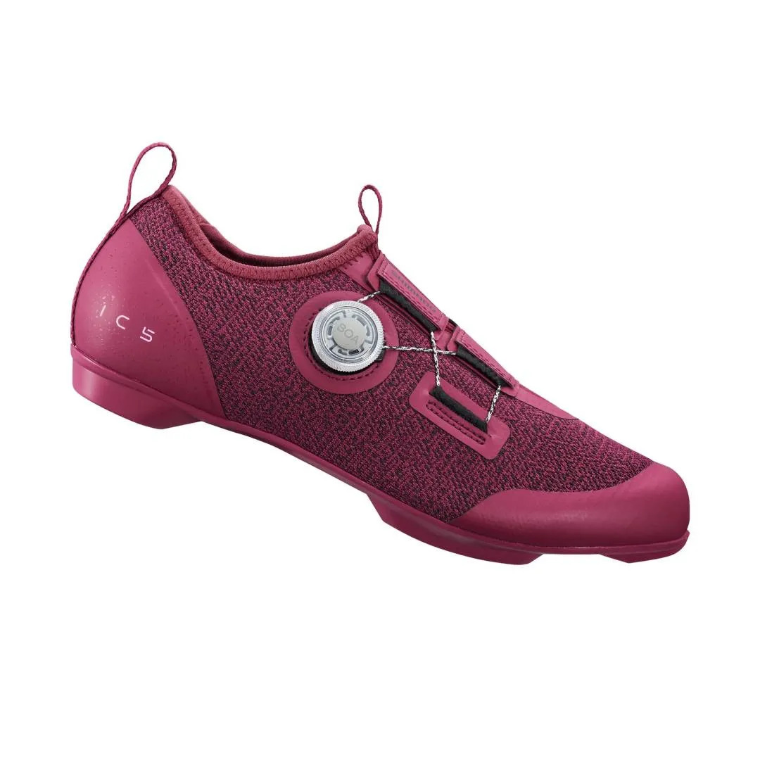 SHIMANO High Performance Indoor Cycling Shoe | SH-IC501 | SPD Cleats | Wine Red women
