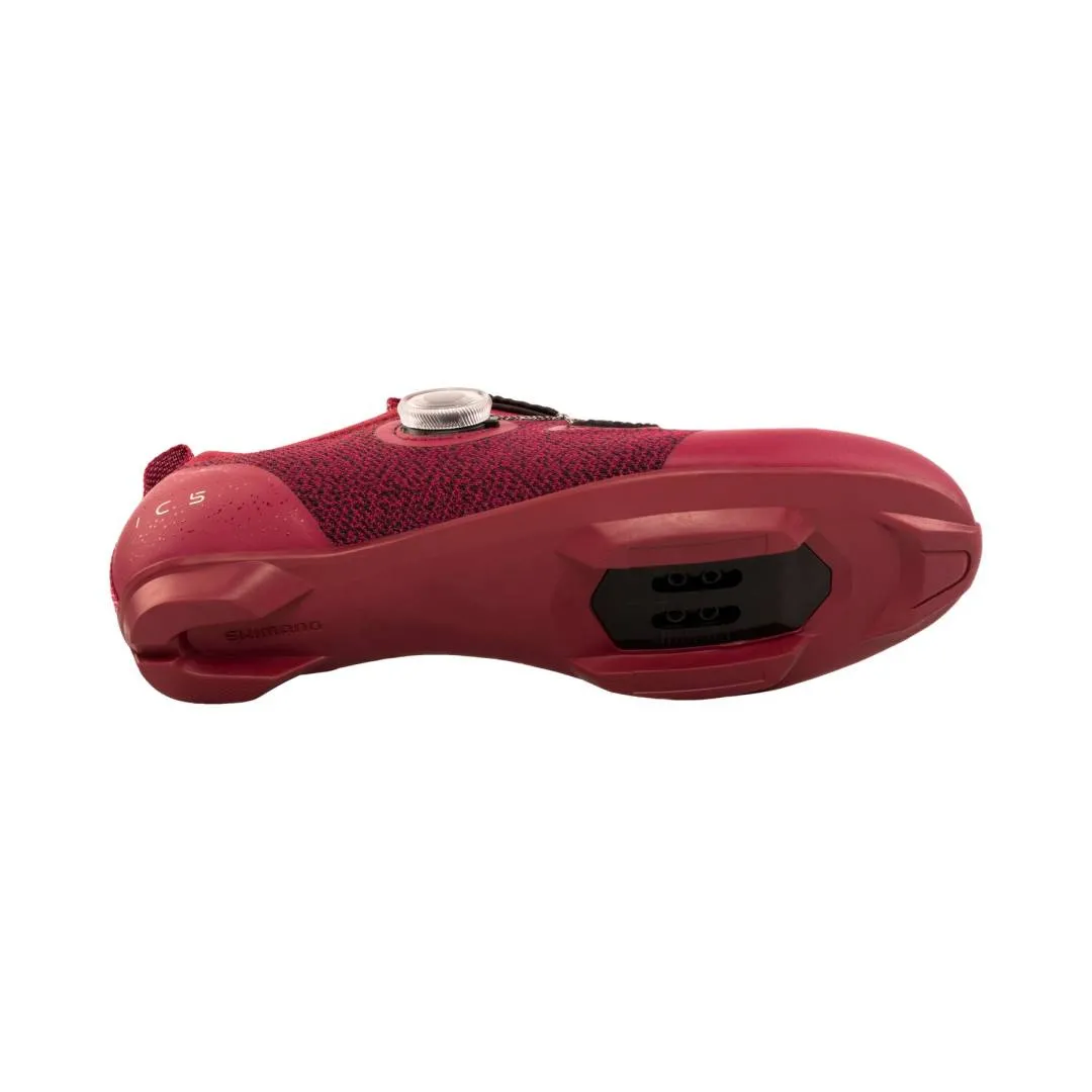 SHIMANO High Performance Indoor Cycling Shoe | SH-IC501 | SPD Cleats | Wine Red women