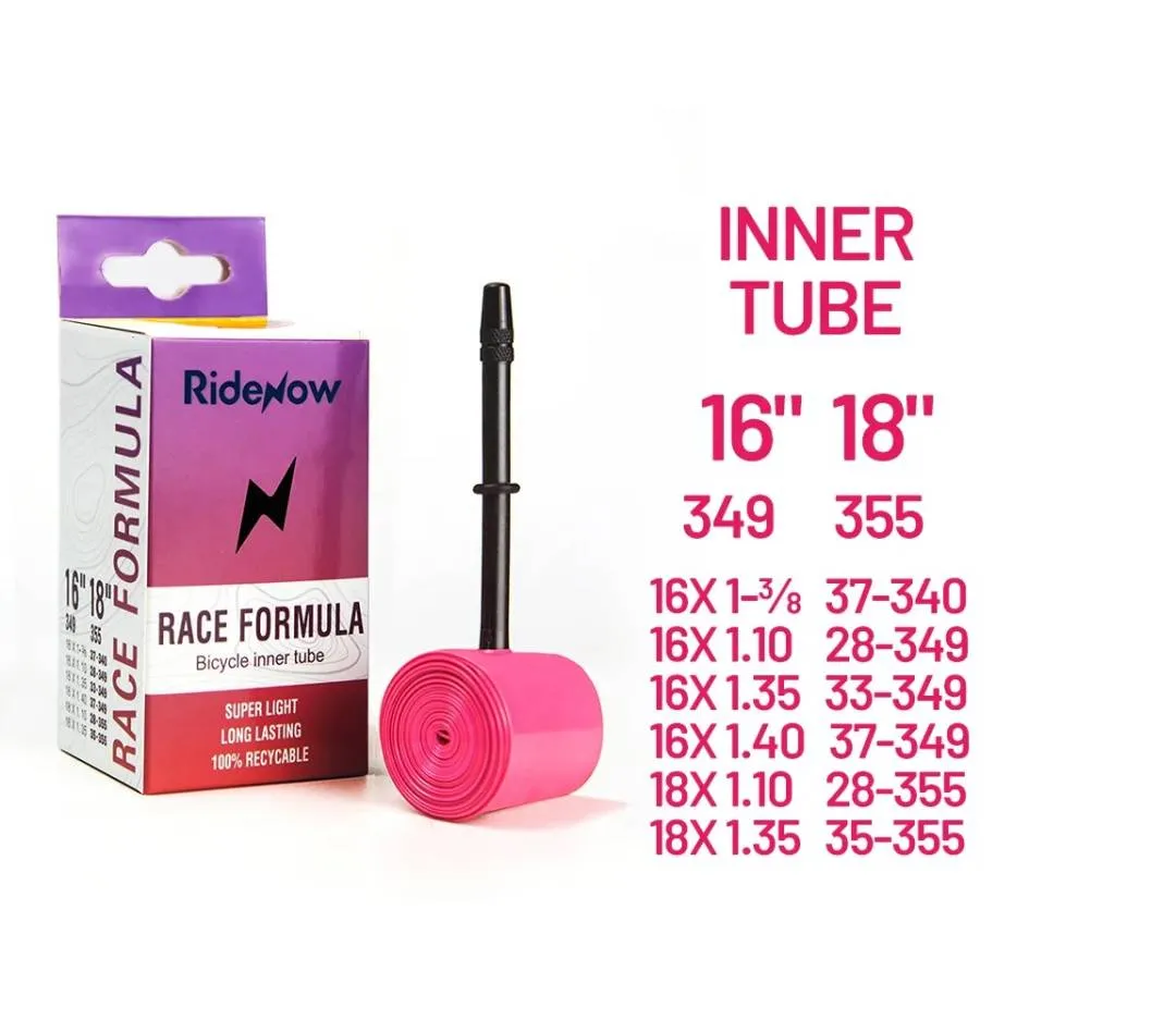 mini velo RideNow UltraLight Bicycle Inner Tube For Folding Bike 27g 451 19g 349 16 18 20 1-1/8