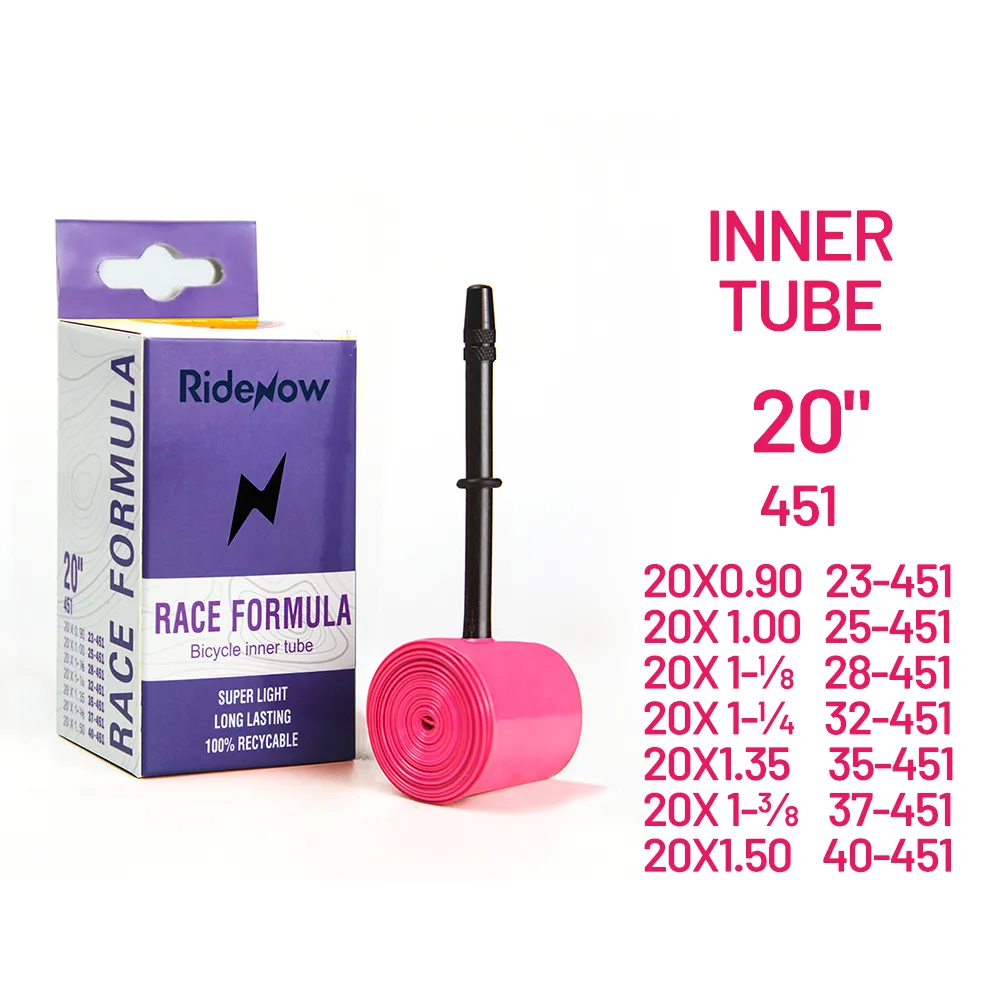 mini velo RideNow UltraLight Bicycle Inner Tube For Folding Bike 27g 451 19g 349 16 18 20 1-1/8