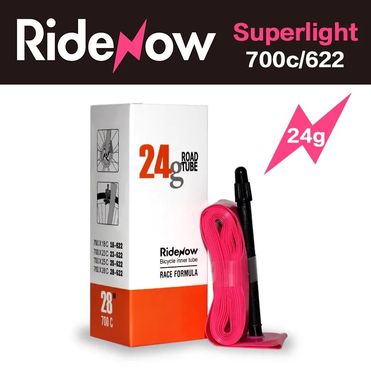 2023 Ridenow World Lightest 24g Road Bike Fixie 700c Inner Tube Presta 45mm 65mm 85mm Tubolito