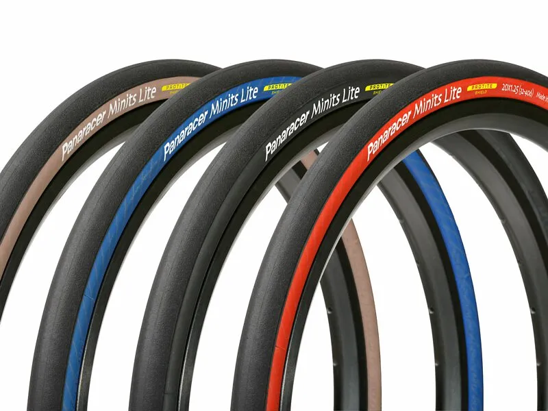 Panaracer Minits Lite PT 20" Inch (451/406) Folding Bead Hybrid Urban Tires Black 451 MINI VELO