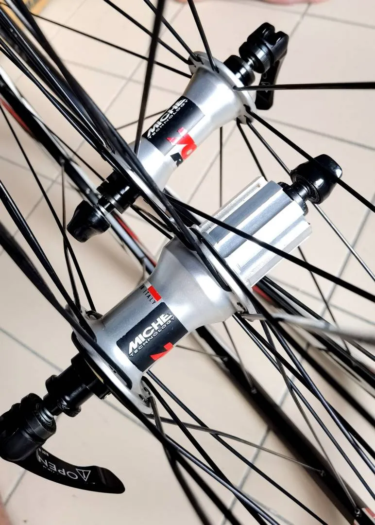 RACING WHEELSET MICHE RACE 707 Clincher FOR CAMPAGNOLO 9/10/11 V. Made in Italy