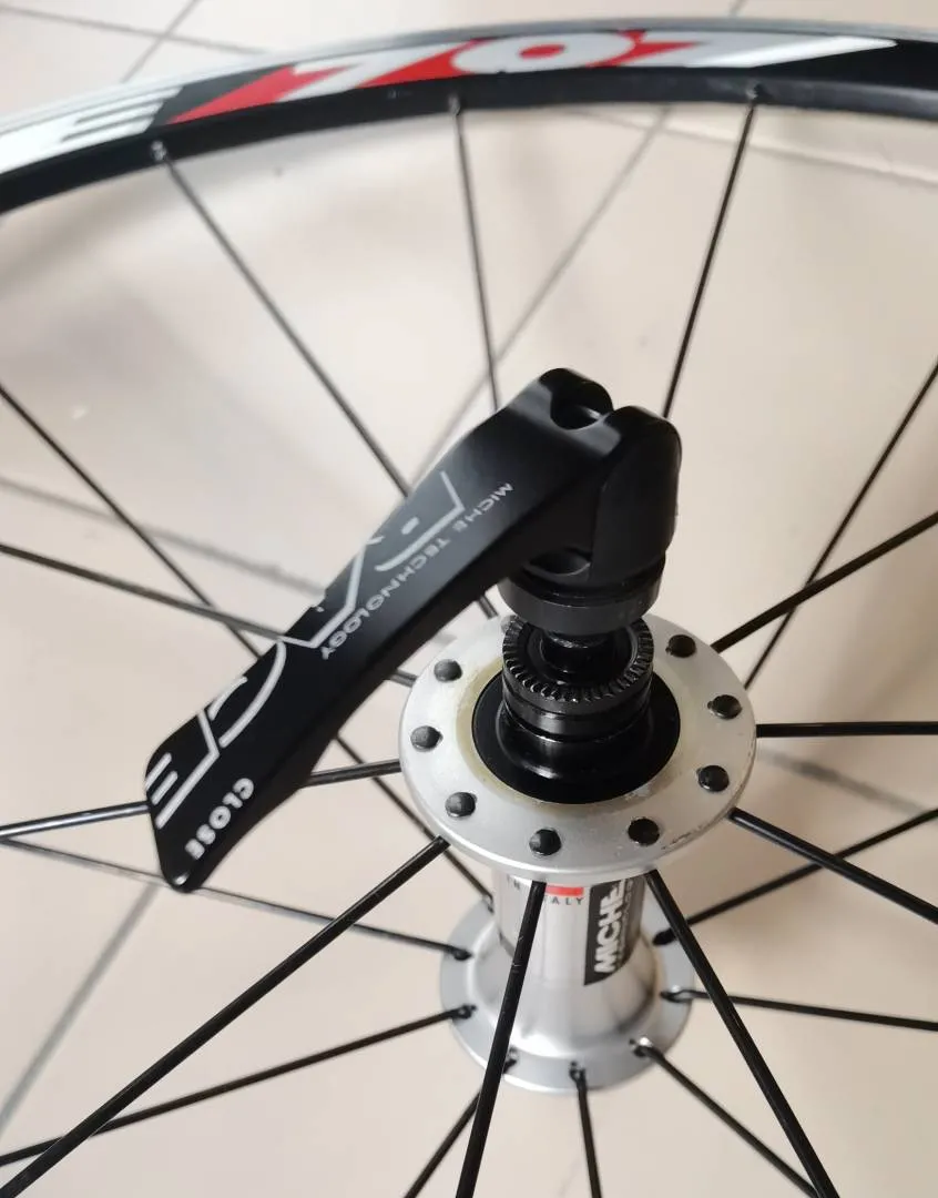 RACING WHEELSET MICHE RACE 707 Clincher FOR CAMPAGNOLO 9/10/11 V. Made in Italy