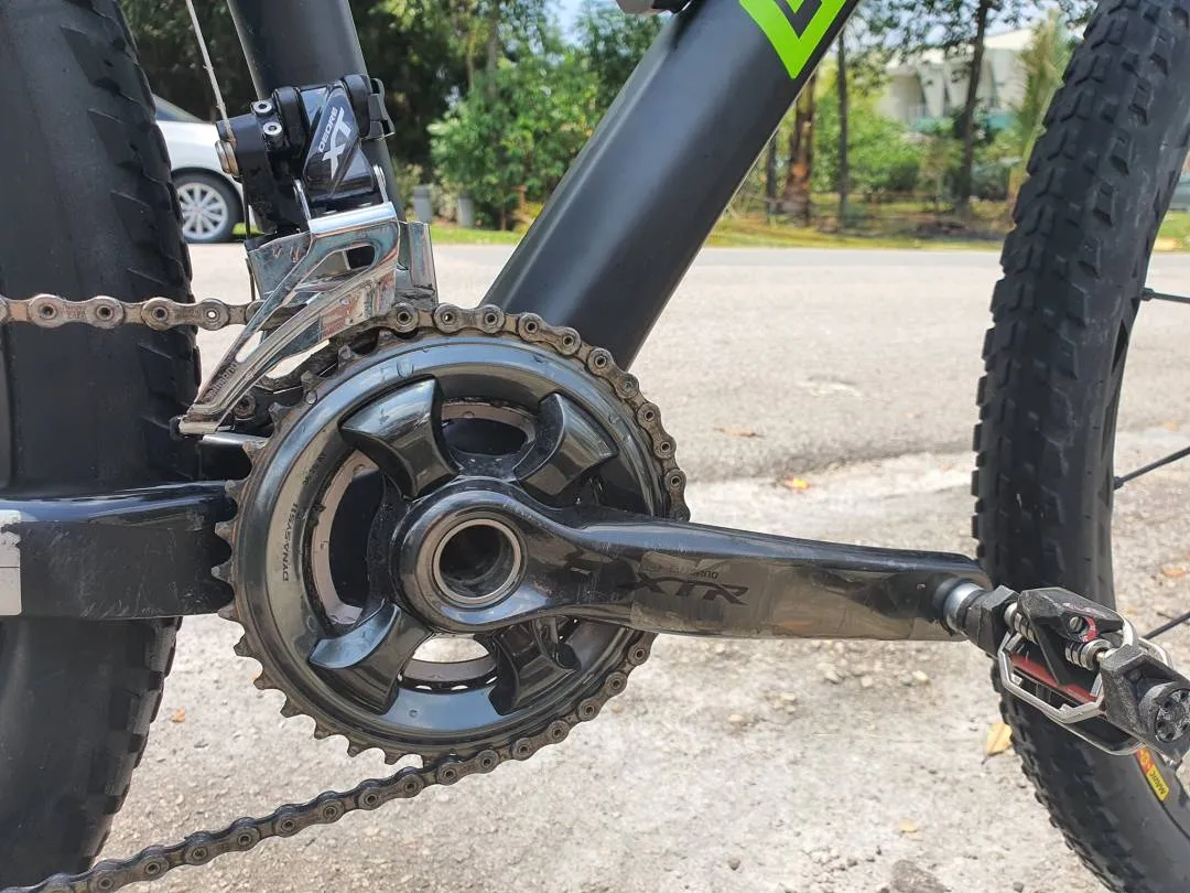 Fully loaded Carbon MTB with XTR