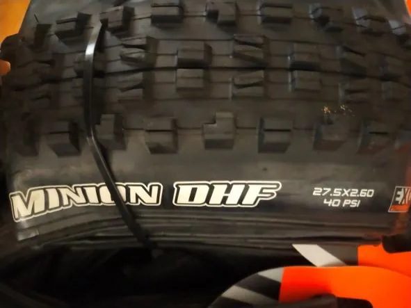 MAXXIS MINION DHF 27.5X2.6 WT TUBELESS READY EXO PROTECTION KEVLAR FOLDABLE