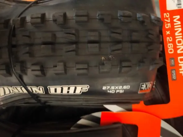 MAXXIS MINION DHF 27.5X2.6 WT TUBELESS READY EXO PROTECTION KEVLAR FOLDABLE