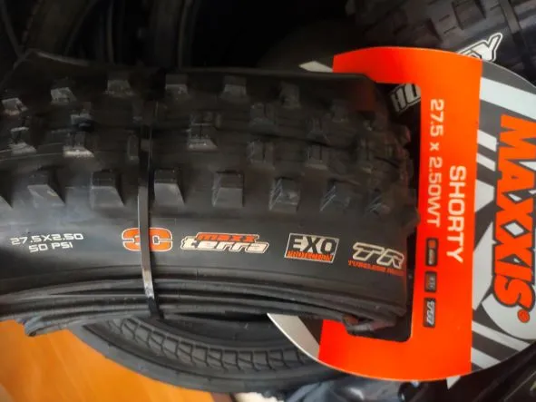 MAXXIS SHORTY 29X2.4 27.5X2.5 WT 3C MAXXTERRA TUBELESS READY EXO PROTECTION KEVLAR FOLDABLE