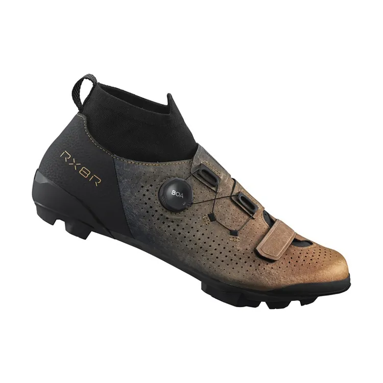 2023 Shimano Gravel Racing Shoe | SH-RX801R | Metallic Orange | SPD | All-Day Comfort and Protection