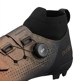 2023 Shimano Gravel Racing Shoe | SH-RX801R | Metallic Orange | SPD | All-Day Comfort and Protection