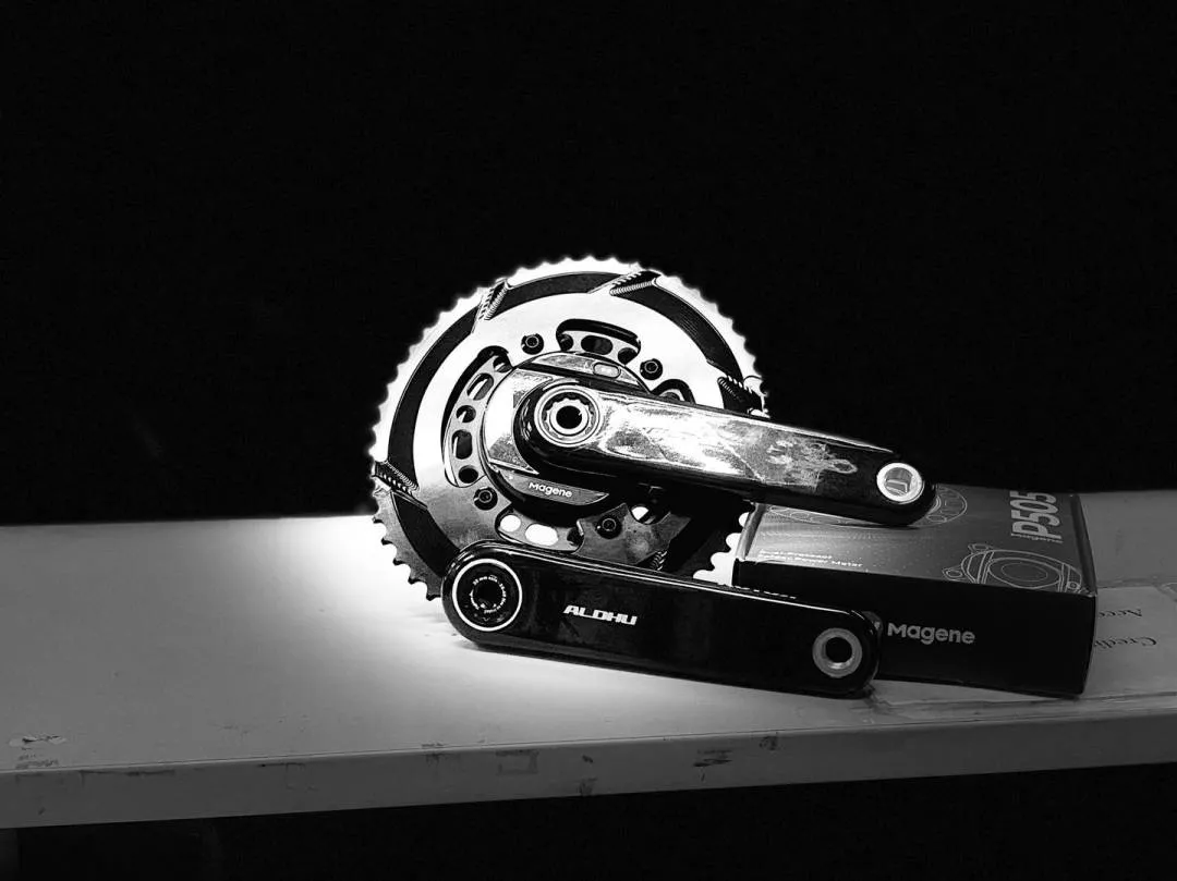 Aldhu carbon ultralight 590g crankset magene power meter 11s 12s