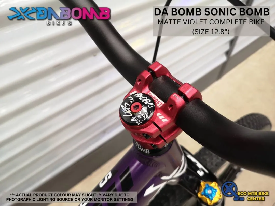 Da Bomb Sonic Boom complete bike matte violet (size 12.8)