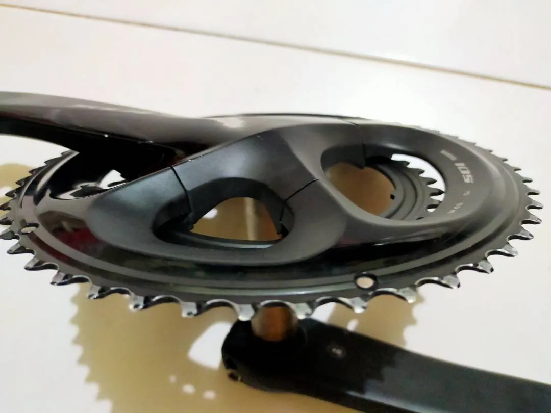 used shimano 105 R7000 crankset 11 speed 50-34 165