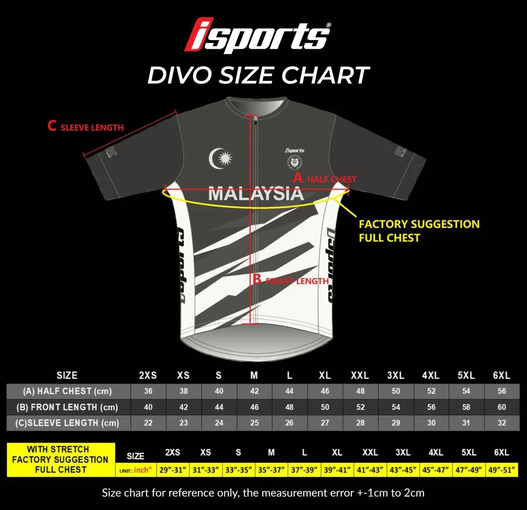 2023 Malaysia National Cycling Team Jersey