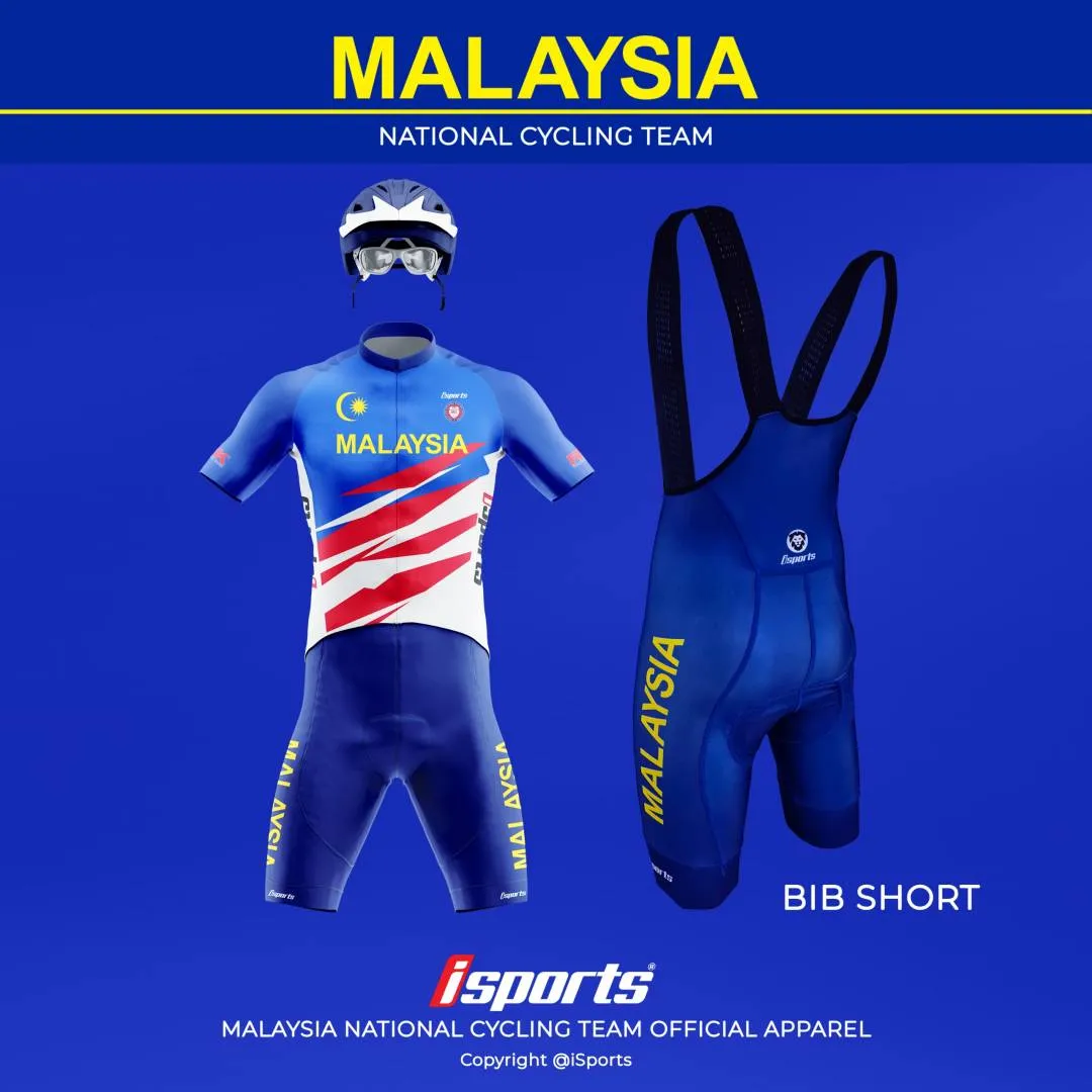 2023 Malaysia National Cycling Team Bib Shorts