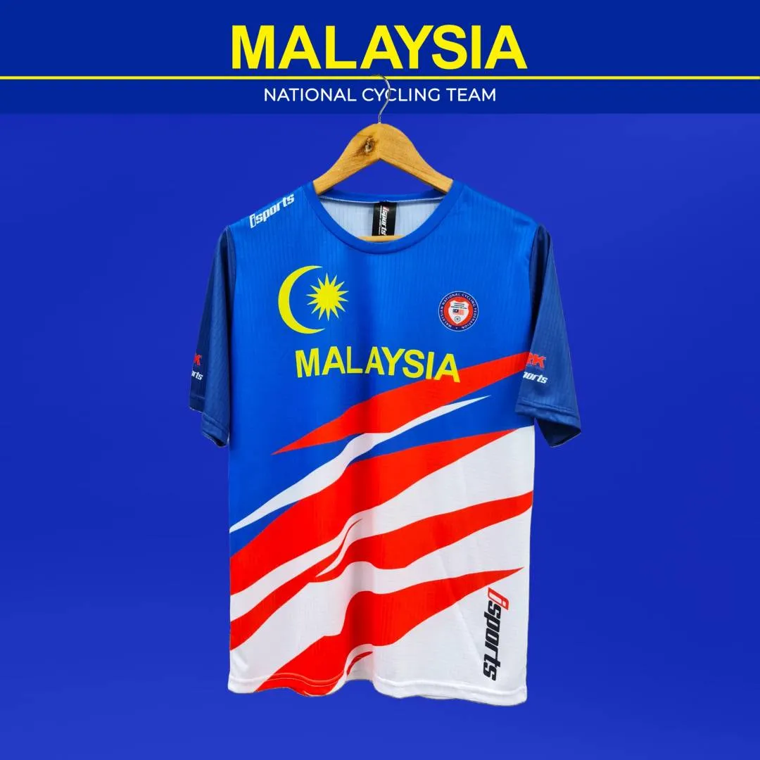 2023 Malaysia National Cycling Team Dri Fit
