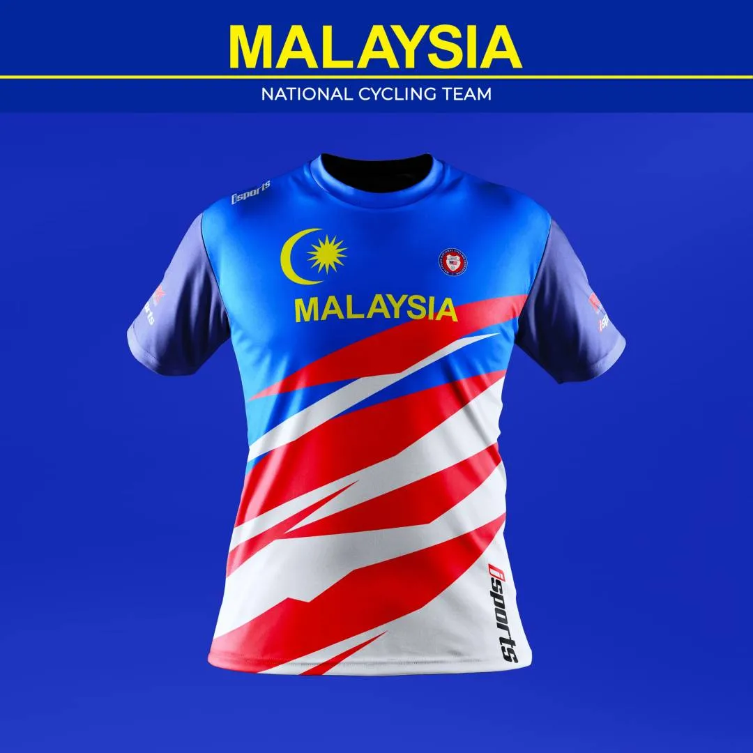 2023 Malaysia National Cycling Team Dri Fit