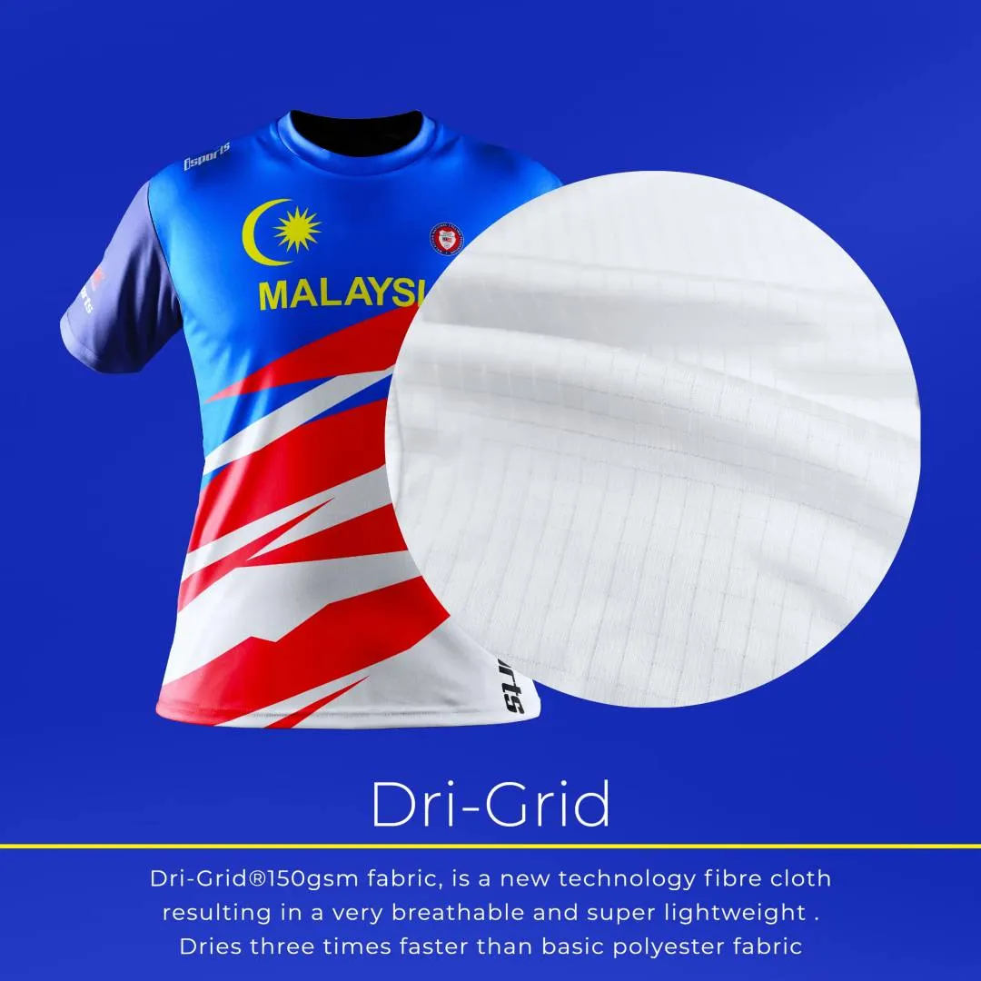 2023 Malaysia National Cycling Team Dri Fit