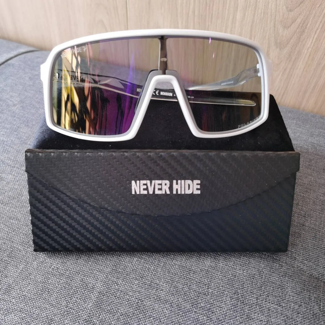 Never Hide Cycling Sunglasses with Photochromic Lens