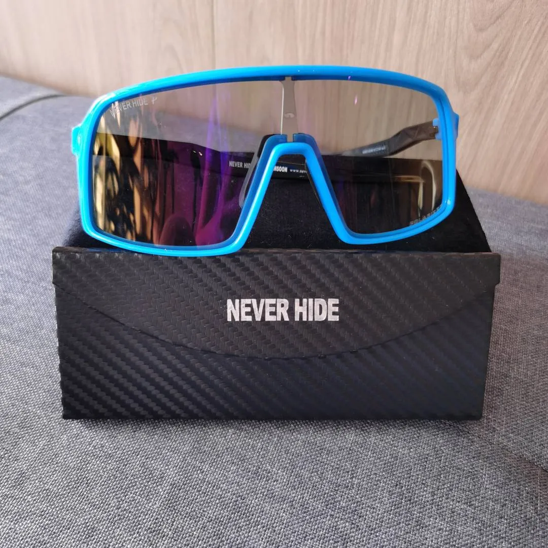 Never Hide Cycling Sunglasses with Photochromic Lens