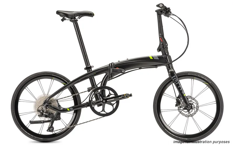 TERN VERGE P10 ALLOY FOLDING BIKE SHIMANO DEORE 10SPD (BLACK)
