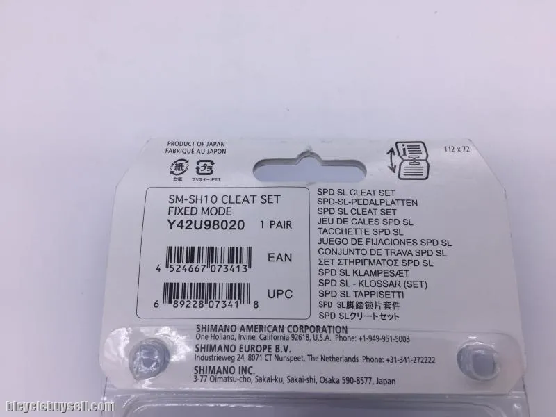 Shimano SM-SH10/12 SPD-SL Cleat