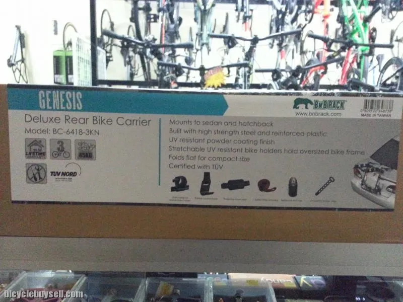 BNB RACK GENESIS DELUXE REAR BIKE CARRIER