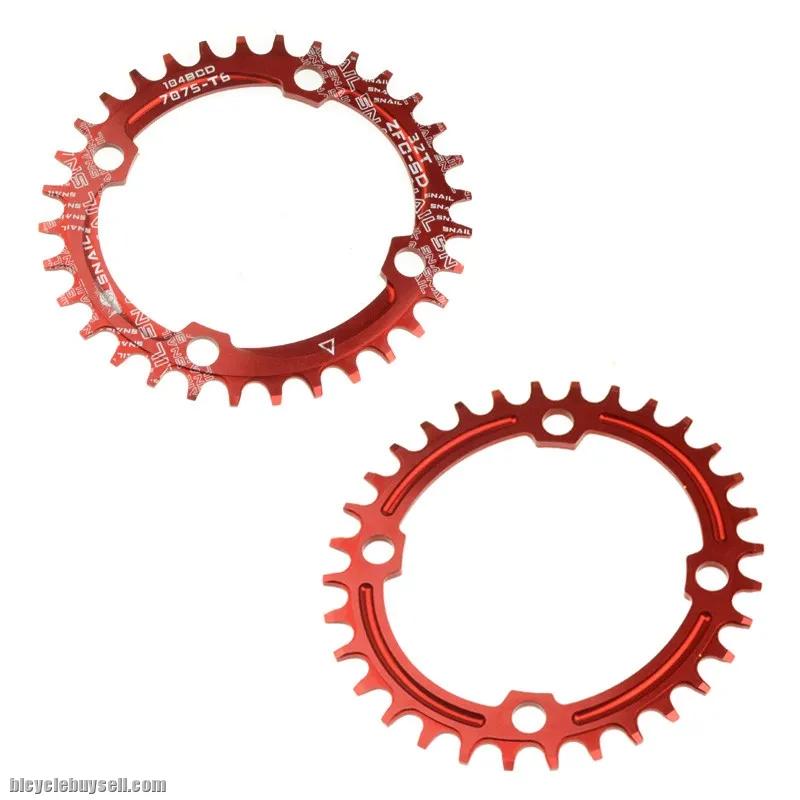 SNAIL FMF 96 ,104BCD 32T/34T/36T Ultralight Oval Chainring