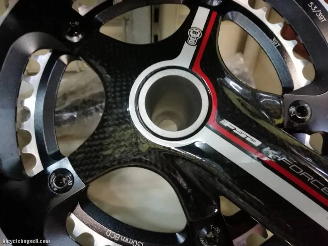 FSA K-FORCE LIGHT Crankset BBright for Cervelo and frame uses a 79mm wide bottom bracket shell