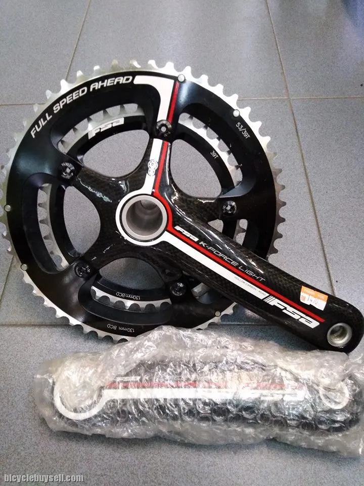 FSA K-FORCE LIGHT Crankset BBright for Cervelo and frame uses a 79mm wide bottom bracket shell