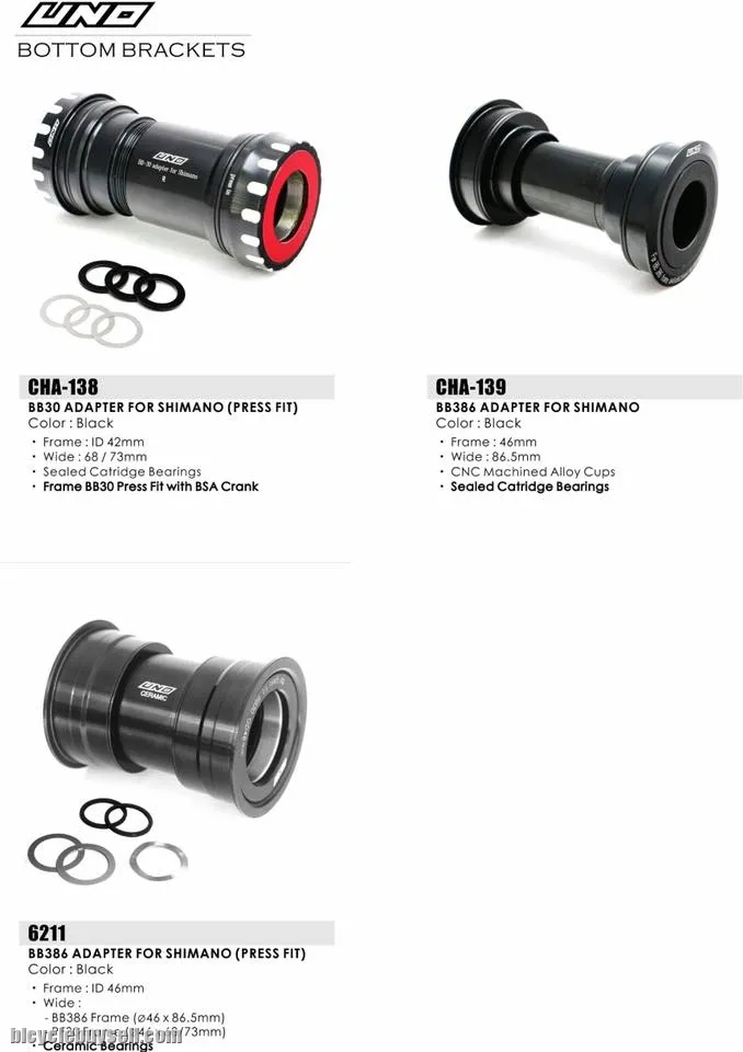 UNO BB30 Adapter for Shimano (Press fit) CHA-138