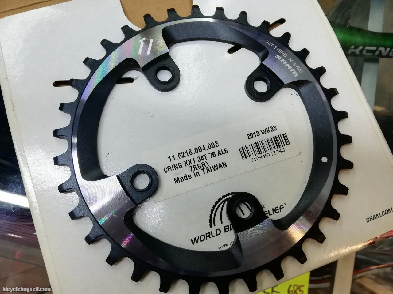 SRAM XX1 AL6 BCD76 chainring